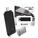 Pendrive 64 GB - Kingston DataTraveler 70 - USB‑C csatlakozóval.