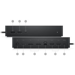   DELL  UD22 Docking Station 19.5V / 6.7A (130w) tápegységgel                                                                                                                      