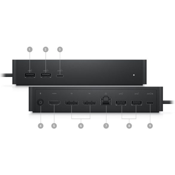 DELL  UD22 Docking Station 19.5V / 6.7A (130w) tápegységgel                                                                                                                      