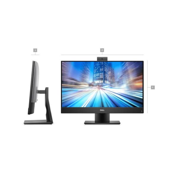 Dell OptiPlex 7470 AIO | i3-8100 | 8GB RAM | 256GB SSD | 23.8" FHD | UHD 630 | Windows 11 | használt all-in-one PC garanciával