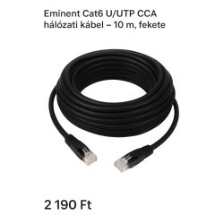 Eminent Cat6 U/UTP CCA hálózati kábel – 10 m
