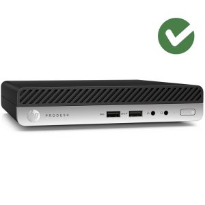 HP ProDesk 400 G4 MINI PC 8 th generáció / i3 / 8GB RAM / 256SSD  használt asztali számítógép garanciával