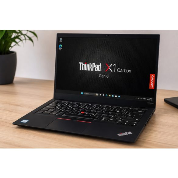 Lenovo ThinkPad X1 Carbon Gen 6 | i7-8550U | 8GB RAM | 256GB SSD | 14" FHD | használt laptop garanciával 
