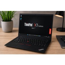   Lenovo ThinkPad X1 Carbon Gen 7 | Intel Core i7-8565U | 8GB RAM | 256GB SSD | 14" FHD | használt laptop garanciával