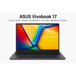   ASUS Vivobook 17  X1704VA | Core 5 120U | 16 GB RAM | 512 GB SSD | 17,3" Full HD | Magyar billentyűzet | Új laptop 
