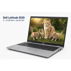   Dell Latitude 5520 | i5-1135G7 | 16 GB RAM | 256 GB SSD | 15,6″ FHD | Win 11 | használt laptop 12 hó garanciával
