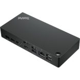 Lenovo ThinkPad Universal USB-C Dock 40AY | akár 3 monitor | 2× DisplayPort | HDMI | akár 100 W töltés | használt dokkoló 12 hó garanciával