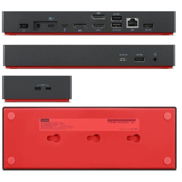 Lenovo ThinkPad Thunderbolt 4 Workstation Dock 40B0 | 230 W | adapter és kábel nélkül | használt dokkoló 12 hó garanciával 