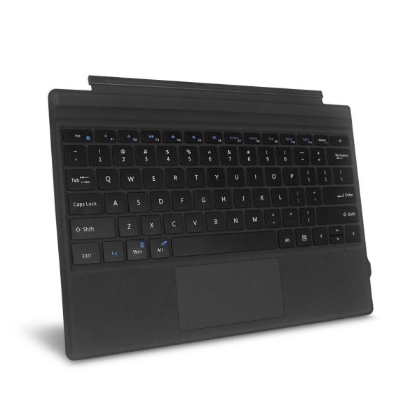 Surface Pro Bluetooth billentyűzet touchpaddal | Új | US kiosztás | Háttérvilágítás | Surface Pro 3 / 4 / 5 / 6 / 7 / 7+ | fekete 