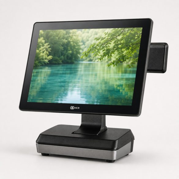 NCR CX7 7772 POS kasszaterminál vásárlói kijelzővel | 15,6″ Érintőkijelző | i5-8500T | 8 GB | 120 GB SSD | ÚJ érintőkijelzős All-in-One POS számítógép
