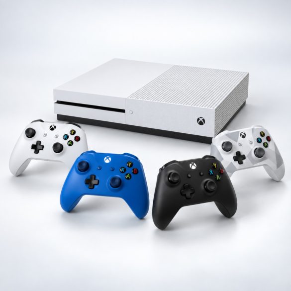 Microsoft Xbox One S játékcsomag | 1 TB | 4 kontroller | 14 játék | használt játékkonzol 12 hó garanciával 