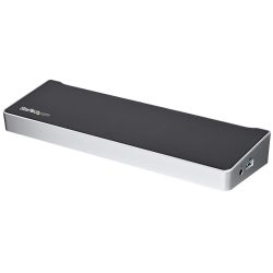    StarTech USB-C / USB-A Triple Video Docking Station | 3× 4K kijelző | HDMI + DisplayPort | Ethernet | USB hub | Új, dobozos